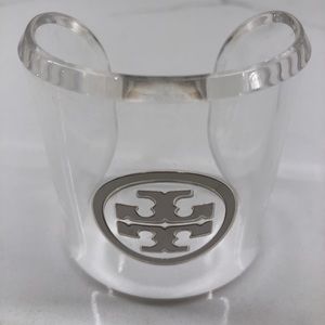 Tory Burch Plastic Lucite Cuff Bracelet